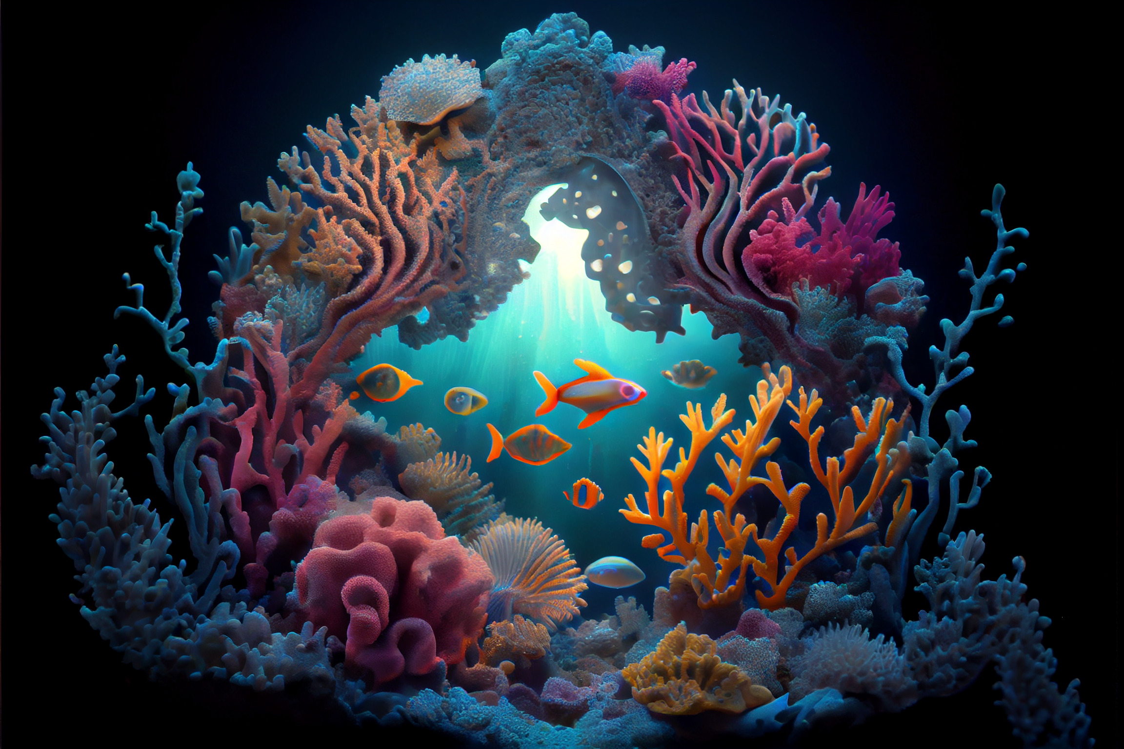 Deep sea reef