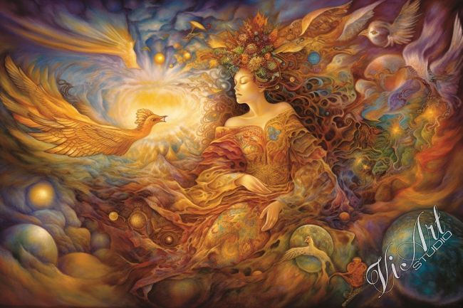 Dreams of a golden nymph