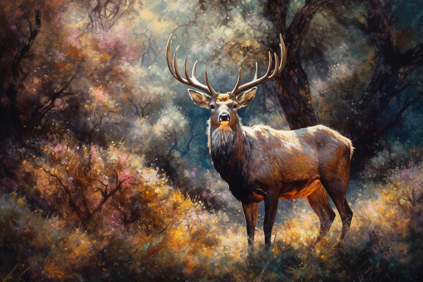 Red Deer in the forest #2