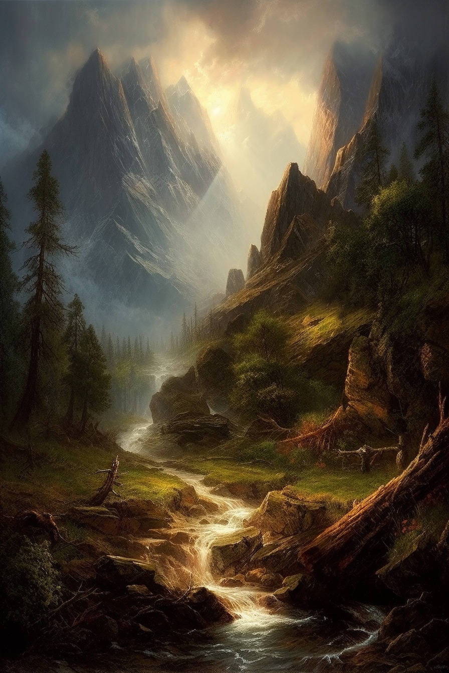 Rocky Mountains Landscape